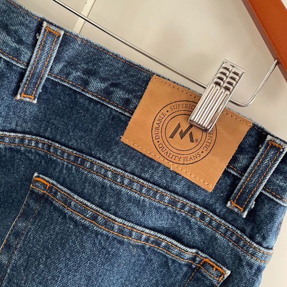 M SUPERIOR DURABLE MENS W 36 X 29 NAVY BLUE JEANS PANTS - Picture 3 of 4